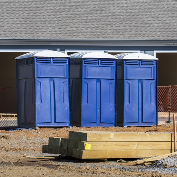 how can i report damages or issues with the porta potties during my rental period in Lumpkin Georgia